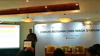 Diskusi bersama CIMB Niaga Syariah (Foto:Merdeka.com/Anggun P.Situmorang)