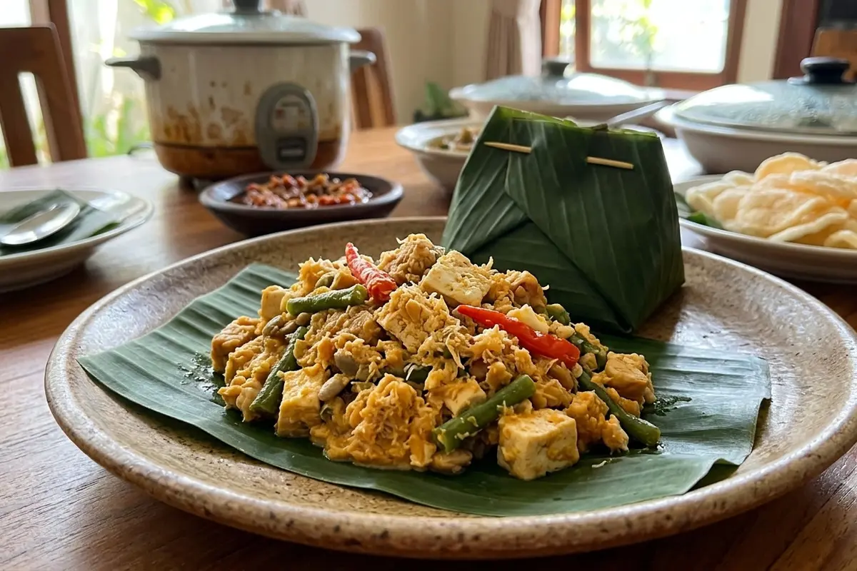 Resep Tempe Kukus Daun Pisang