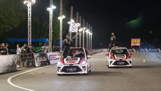 Toyota Agya berbalut livery baru Toyota Gazoo Racing. (Dok. Toyota)