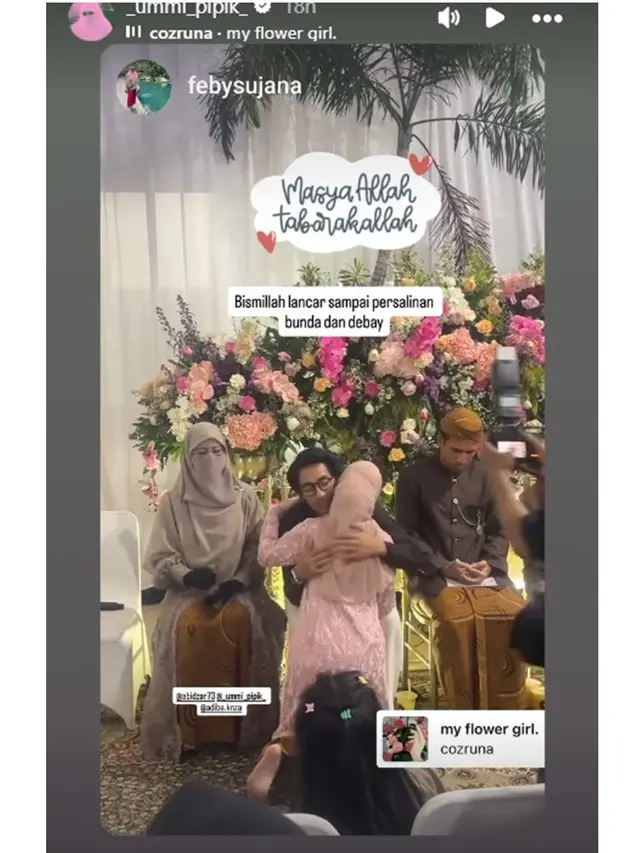 7 Potret Pengajian dan Siraman Tujuh Bulan Kehamilan Adiba Khanza, Dekorasi Menawan