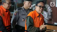 Immanuel Ebenezer ditahan bersama sepuluh tersangka lainnya. (Liputan6.com/Helmi Fithriansyah)