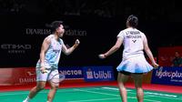Ganda putri Apriyani Rahayu/Lanny Tria Mayasari lolos ke semifinal Indonesia Masters 2026 setelah menang atas  Hsu Ya Ching/Sung Yu-Hsuan dari Chinese Taipei di Istora Gelora Bung Karno, Senayan, Jakarta, Jumat (23/1). (foto: PBSI)