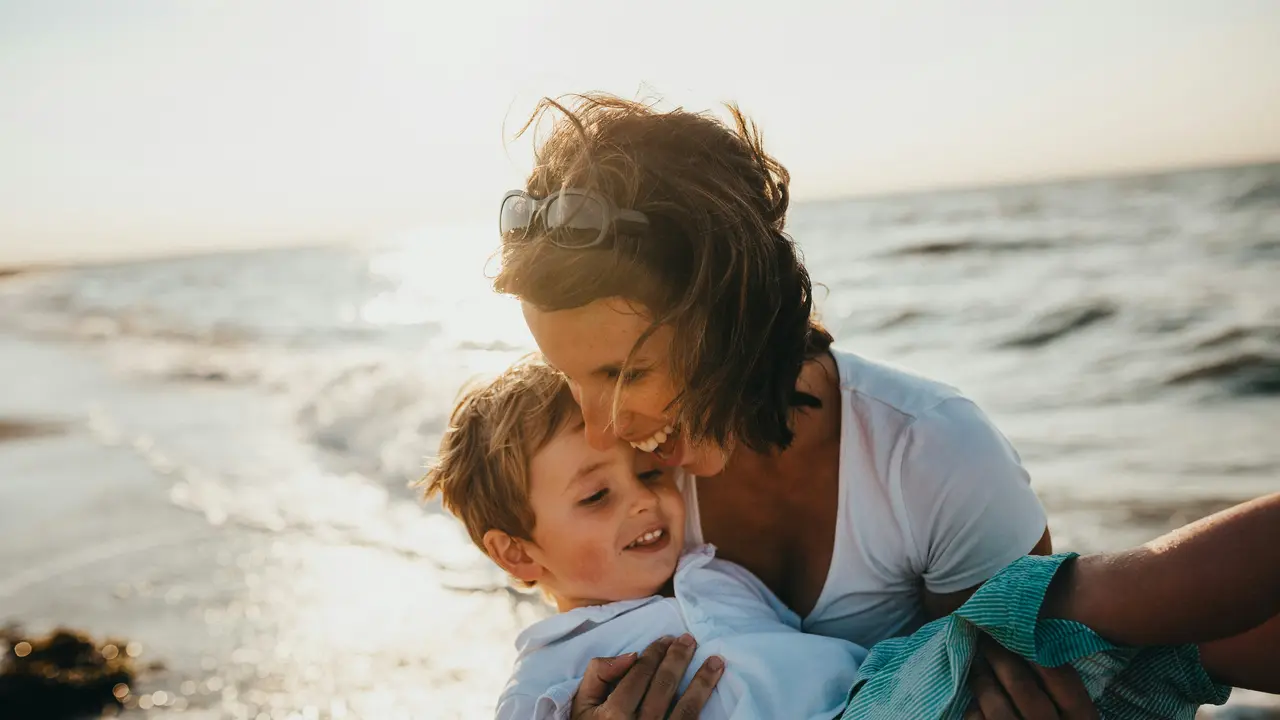 Mom and son