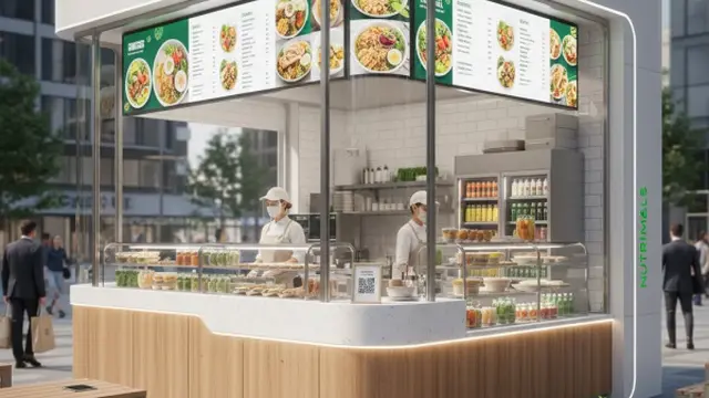 Ilustrasi Warung Makanan Rumahan Sehat /Gemini AI