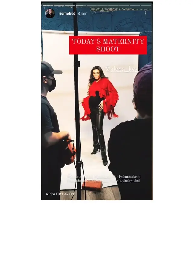 Lama Vakum, Ini 7 Potret Terbaru Alexa Key saat Maternity Shoot