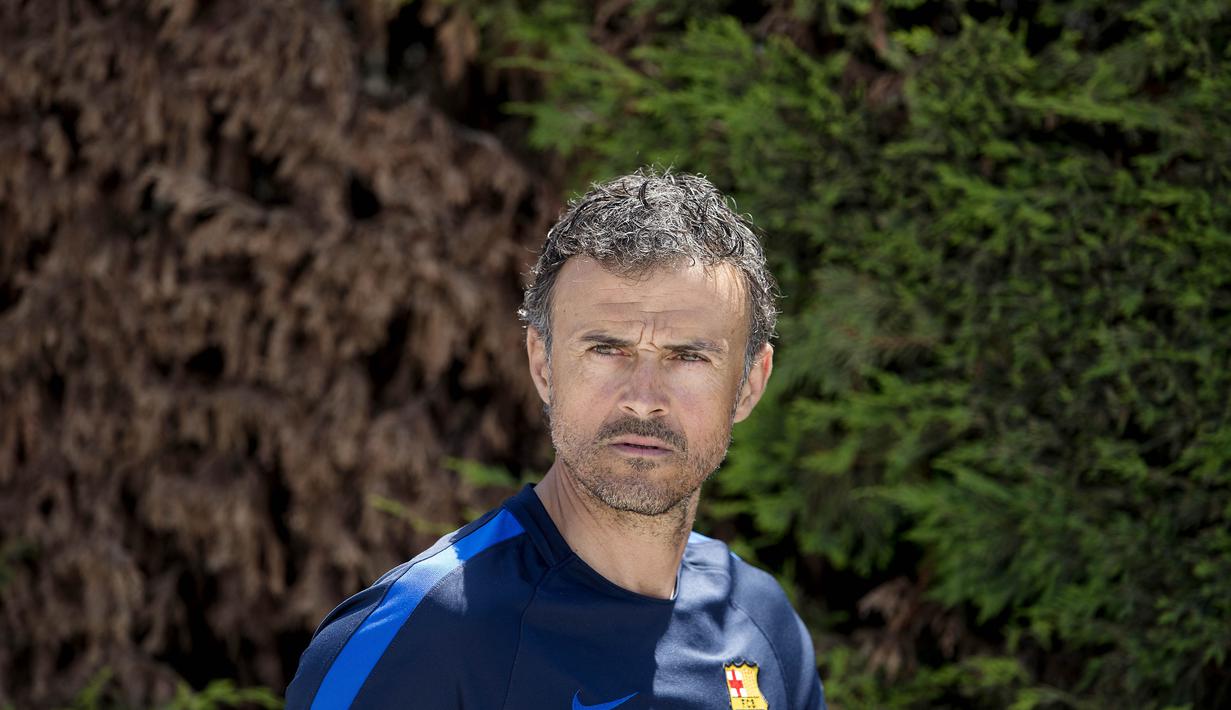 2. Luis Enrique - Treble winner Barcelona di musim 2014/2015  adalah salah satu bukti prestasi pelatih berusia 47 tahun ini. Meski saat ini menganggur tak dipungkiri, banyak klub yang antre untuk menggunakan jasanya. (AFP/Josep Lago)