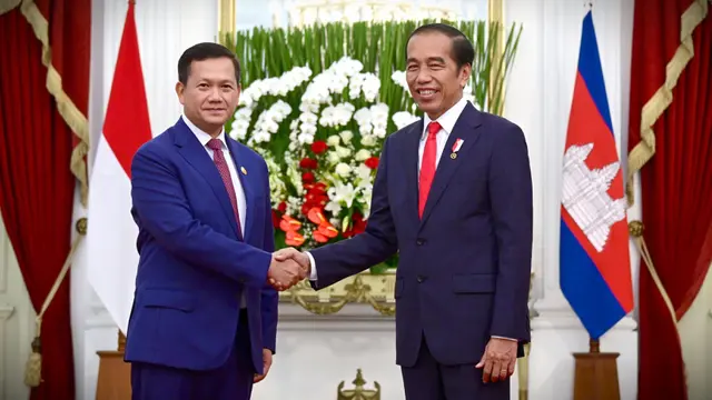 Presiden Jokowi melakukan pertemuan bilateral dengan PM Kamboja Hun Manet