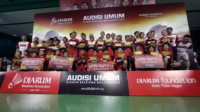 Audisi Umum Djarum Beasiswa Bulu Tangkis 2017 (Liputan6.com / Bogi Triyadi)