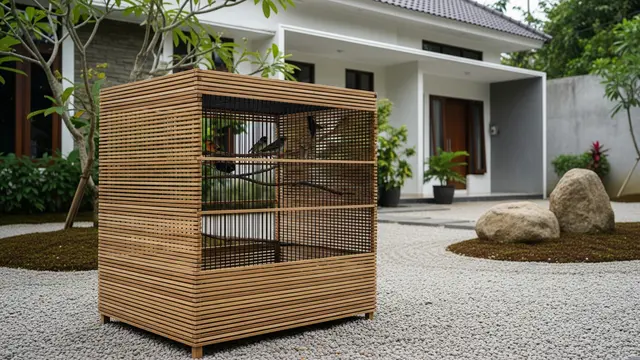 Ide Kandang Burung Sederhana di Halaman Rumah