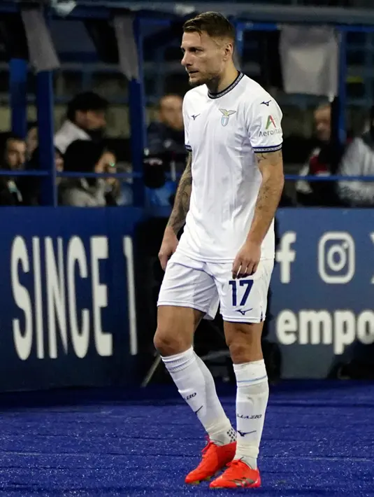 Pertandingan berlangsung sengit pada babak kedua. Tetapi yang berhasil menangkan babak dua ini adalah Lazio. Kemudian, Lazio berhasil membawa klubnya unggul di menit ke-67 melalui Mattia Zaccagni. (Marco Bucco/LaPresse via AP)