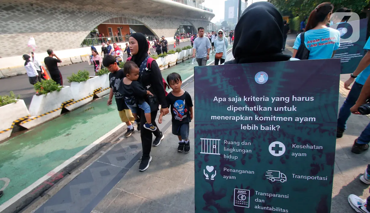 Ayam yang dikonsumsi bebas dari penggunaan antibiotik berlebih dan kekejaman hewan. (Liputan6.com/Angga Yuniar)