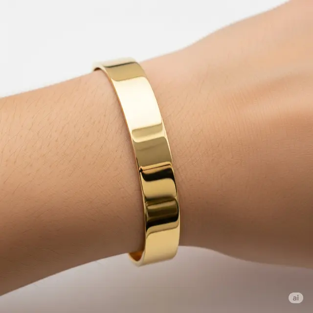 9 Model Gelang Plat Emas Terbaik untuk Gaya Elegan Anda