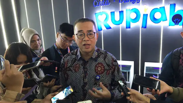 Kepala Departemen Pengelolaan Uang Bank Indonesia (BI) Marlison Hakim di acara Festival Rupiah Berdaulat Indonesia (FERBI)  Istora GBK Senayan, Jakarta, Jumat (18/8/2023). Menurutnya sejauh ini belum ditemukan pemalsuan Uang Rupiah Tahun Emisi (TE) 2022.