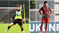 Amar Rayhan Brkic (kiri) dan Welber Jardim menjadi dua pemain diaspora yang ditunggu-tunggu permainannya di Timnas Indonesia U-17 di Piala Dunia U-17 nanti (istimewa)
