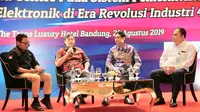 Acara Business Gathering dengan tema “Solusi Data Center Pada Sistem Pemerintahan Berbasis Elektronik di Era Revolusi Industri 4.0”, di Grand Ballroom Trans Luxury Hotel, Bandung, Jawa Barat, Kamis (22/8/2019).