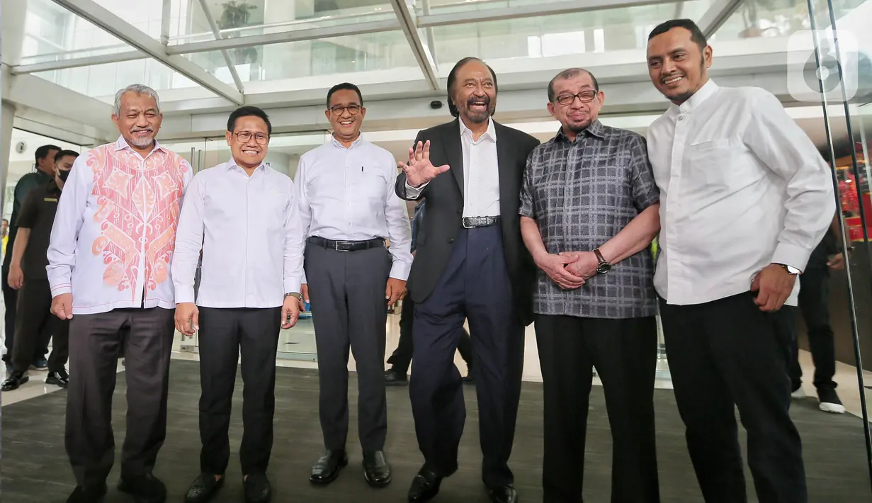 Pertemuan tersebut membahas soal usulan hak angket mengusut dugaan kecurangan pemilihan umum (Pemilu) 2024. (Liputan6.com/Angga Yuniar)