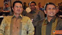 Citizen6, Medan: Menteri Kelautan dan Perikanan Fadel Muhammad bersama Gubernur Sumut Gatot Pujo Nugroho menghadiri HUT Smart FM. (Pengirim: Efrimal Bahri)