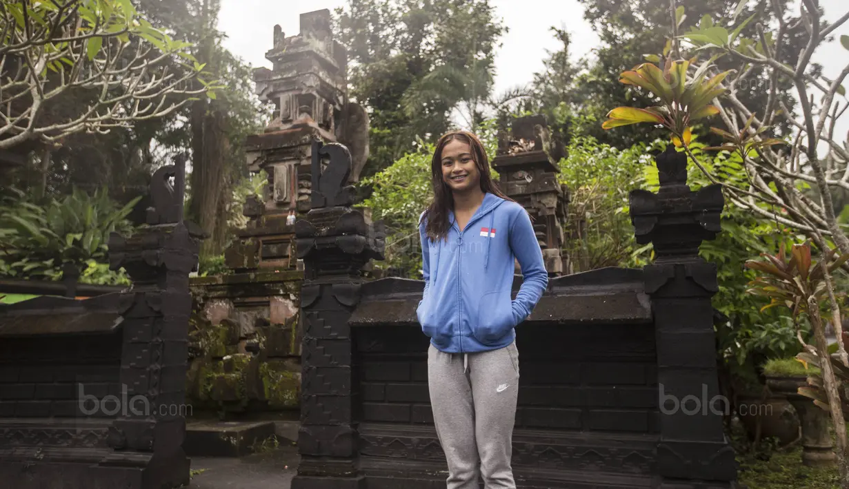 Pada SEA Games 2017 Malaysia, Kania Ratih akan turun di dua nomor, yaitu 50 meter gaya bebas dan 50 meter gaya punggung. (Bola.com/Vitalis Yogi Trisna)