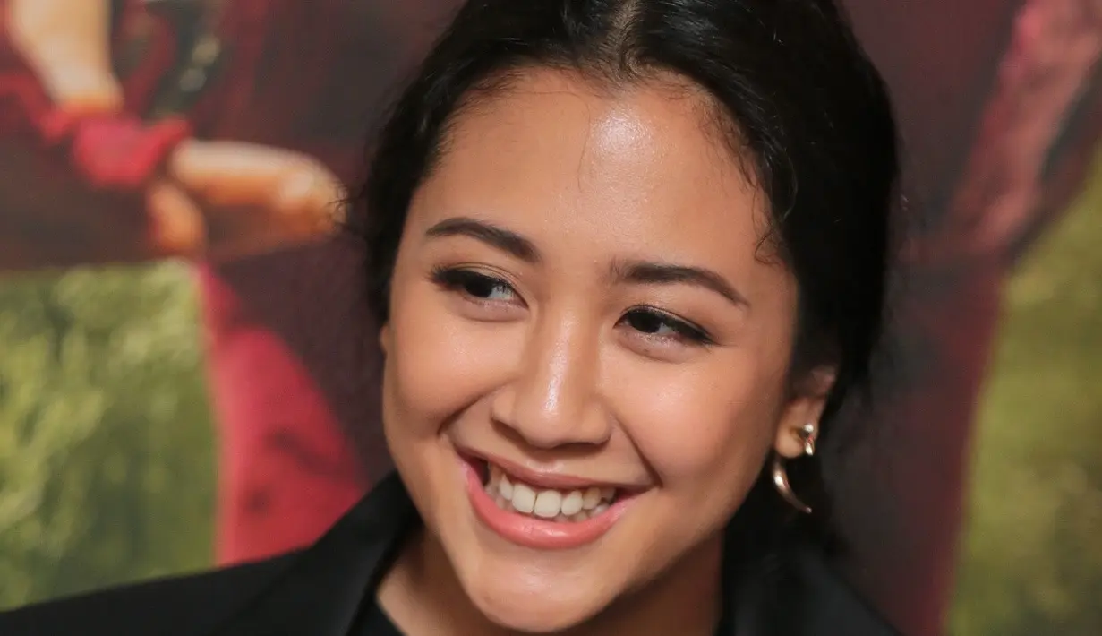 "Aku merasa sangat grateful dan beruntung dipercaya oleh produser Wiro Sableng untuk memerankan karakter Anggini," kata Sherina Munaf di Grand Indonesia, Jakarta Pusat, Selasa (13/2/2018). (Adrian Putra/Bintang.com)