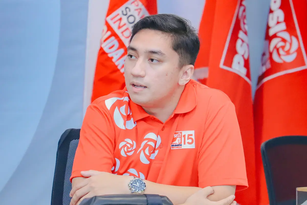 Politikus Partai Solidaritas Indonesia (PSI) Glorio Tuaraja Immanuel Ritoga