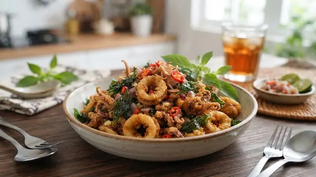 Resep Cumi Crispy Kemangi