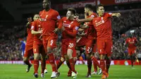 Leicester City Tergelincir di Anfield