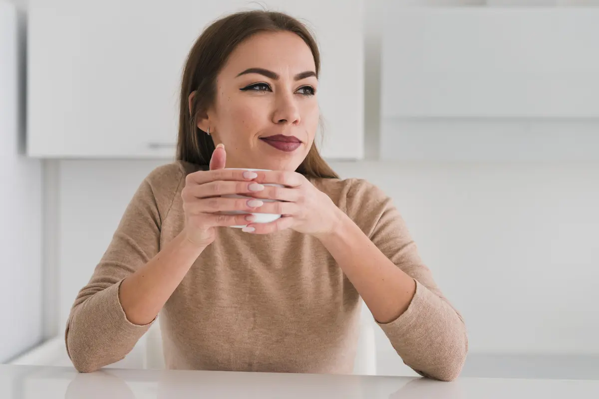 wanita oktober sikap elegan
