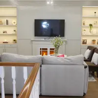 Potret sudut rumah Rizky Nazar bergaya American style. (sumber: YouTube/Rizkina Nazar)