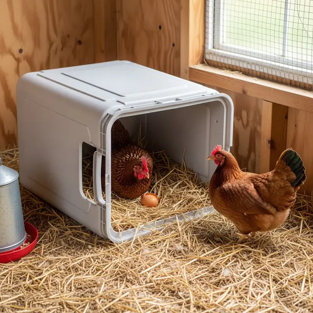 Cara Membuat Sarang Telur Ayam dari Galon Bekas di Rumah (Image by Gemini AI)