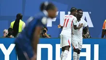 Selebrasi Bukayo Saka saat Inggris mengalahkan Prancis di perebutan juara 3 Piala Dunia 2026 (AFP)