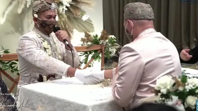 8 Momen Pernikahan Kesha Ratuliu dan Adhi Permana, Diliputi Suasana Haru