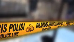 Ilustrasi garis polisi. &copy;2013 Merdeka.com