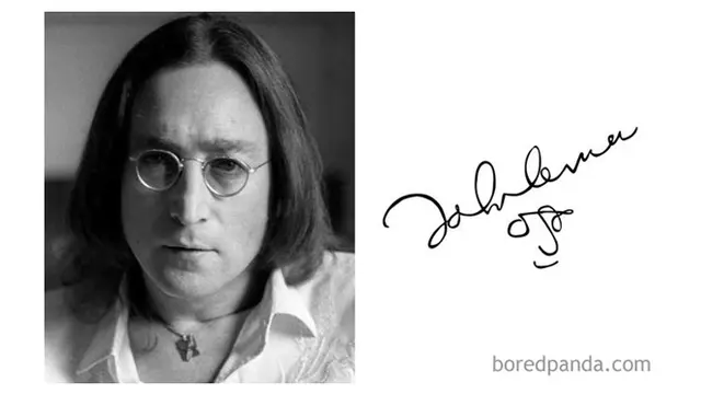 Tanda tangan unik John Lennon