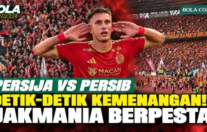 Detik-Detik Kemenangan Dramatis Persija Jakarta 2-1 atas Persib Bandung, Jakmania Berpesta!