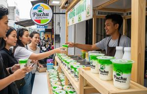 Ide usaha agar-agar puding lumut/ Ilustrasi AI