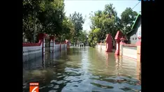 BPBD mengimbau warga untuk segera mengungsi mengingat ketinggian air banjir terus bertambah.