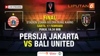 Live straming Persija Vs Bali United (Liputan6.com/Trie yas)