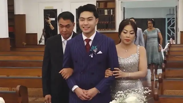 Momen Pemberkatan Pernikahan Jessica Jane dan Erwin Phang