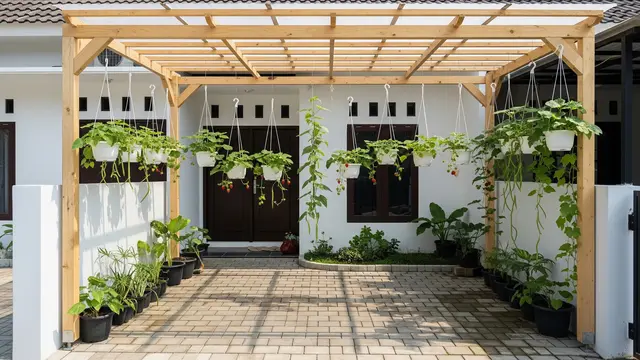 Kebun Sayur Rumahan untuk Halaman Paving