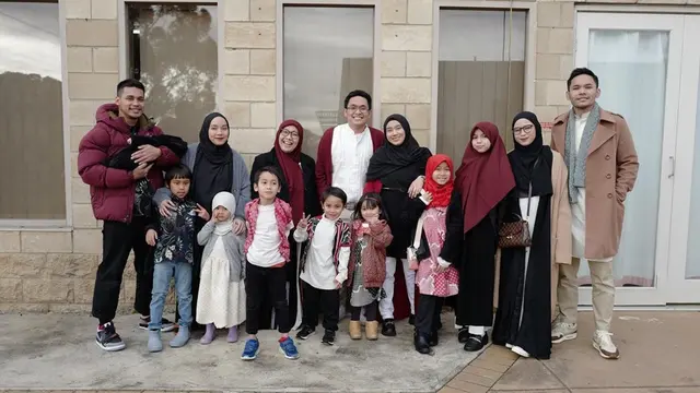6 Momen Idul Adha Ben Kasyafani di Australia, Sienna Tampil Pakai Hijab