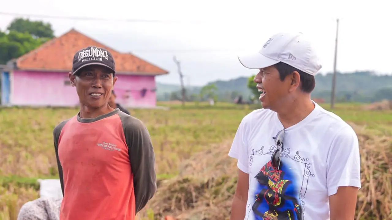 Cerita Dedi Mulyadi Bertemu Petani Keluhkan Harga Jual Gabah