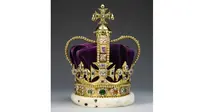 St Edward adalah mahkota yang secara historis digunakan pada saat penobatan pemimpin Kerajaan Inggris. (Dok. royal.co.uk)