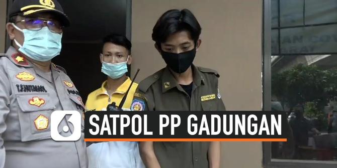 VIDEO: Hindari Razia Pengunjuk Rasa, Pelajar Menyamar jadi Satpol PP