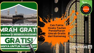 Waspada Hoaks Pendaftaran Umrah Gratis dari Kemenag, Simak Faktanya