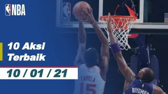 VIDEO: 10 Aksi Terbaik NBA 10 Januari 2021, Slam Dunk Keren Caleb Martin