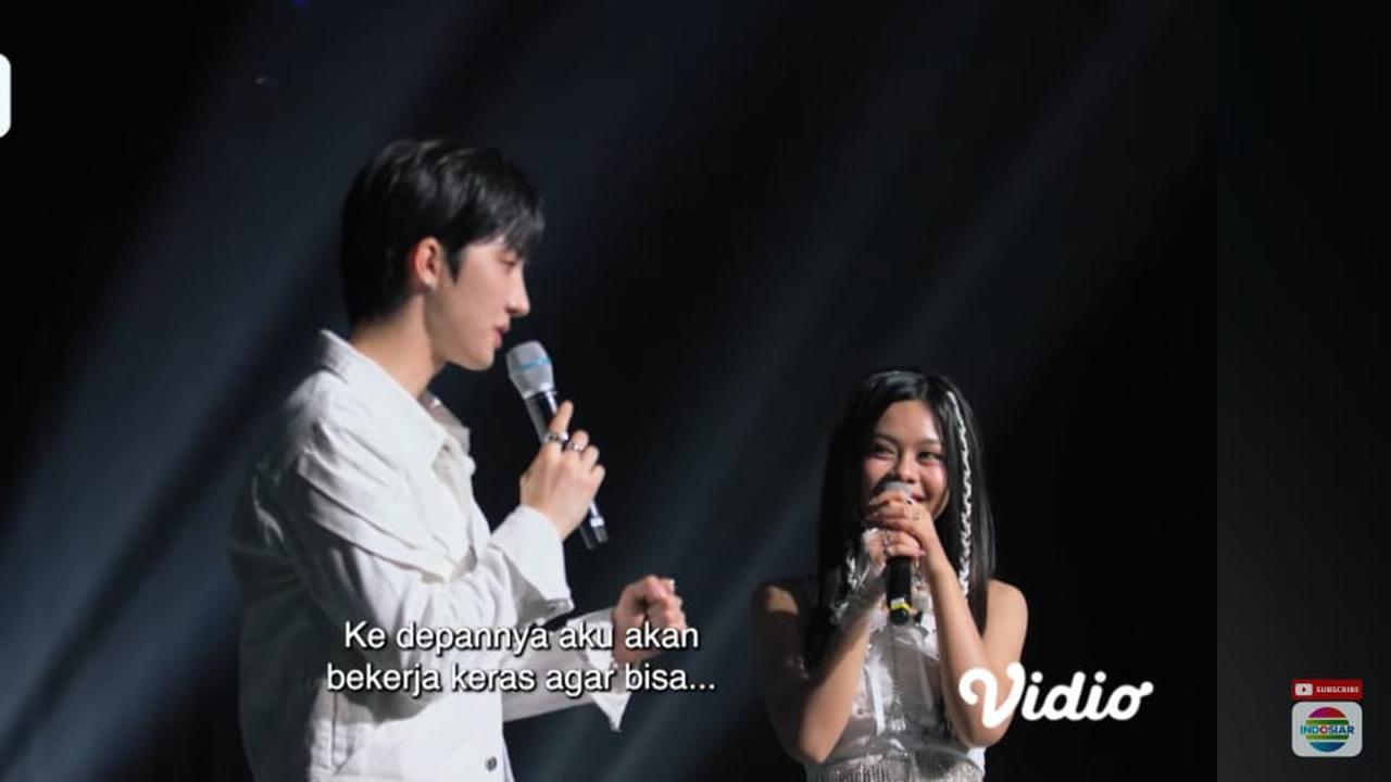 Hui Pentagon dan Melly Lee. (YouTube/ Indosiar)