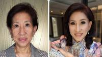 Seorang Makeup artist (MUA) berhasil membuat transformasi makeup wanita berusia 75 tahun jadi tampak lebih muda. Ia menunjukkan hasil sebelum dan sesudah makeup yang berhasil membuat orang-orang takjub. (Dok: YouTube&nbsp;Yohana Lestari MUA)