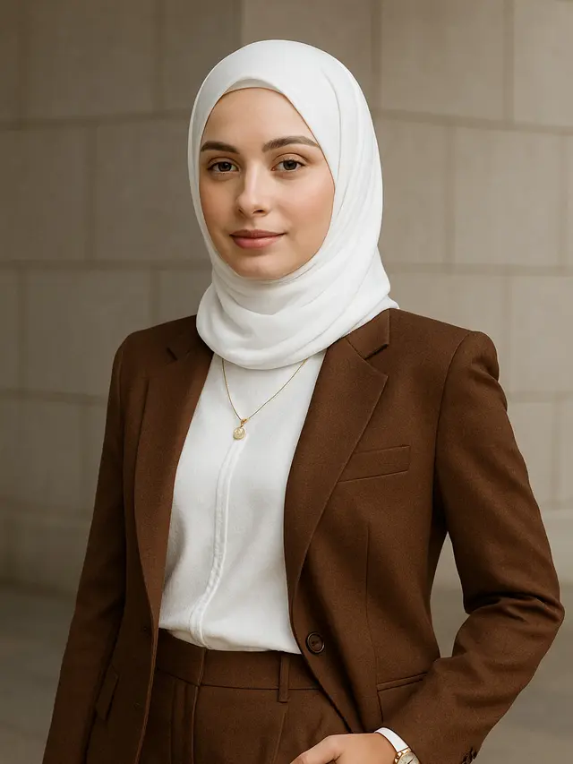 Warna Jilbab yang Cocok Dipadukan dengan Baju Coklat