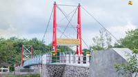 Kementerian Pekerjaan Umum dan Perumahan Rakyat (PUPR) telah menyelesaikan pembangunan Jembatan Sanggrahan Cs di Kabupaten Sleman, Yogyakarta.
