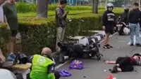Pelajar Bawa Moge Tabrak Ojol di Depan Plasa Senayan, 3 Luka-Luka